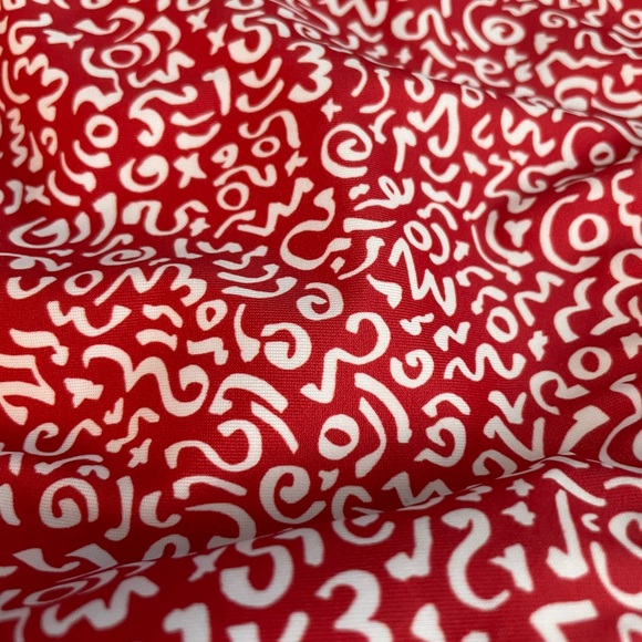 NWT Reformation Como scribble red bikini bottoms - Picture 9 of 9